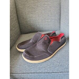 OluKai Men's Dark Blue "Nohea Mesh" Slip-on Shoes  Size 10.5